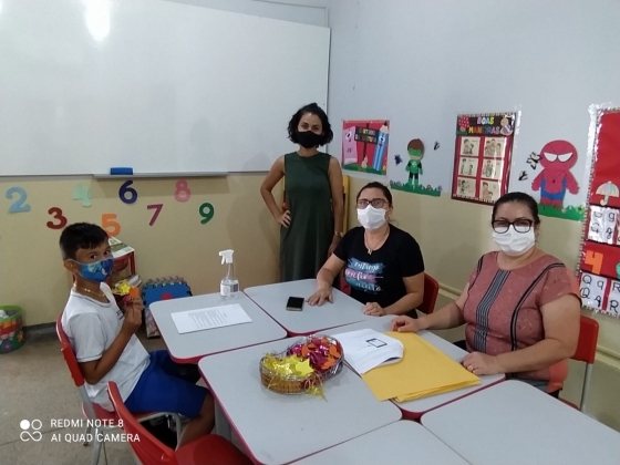 Teste na Escola municipal Valdivino