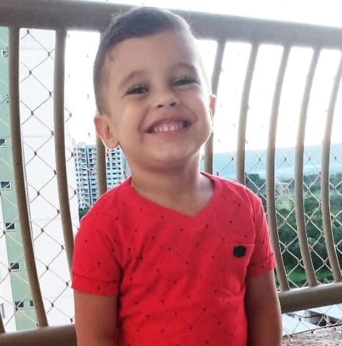 Arthur Rodrigues Miranda, de 3 anos e 11 meses
