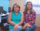 Nilvani e Zélia: candidatas na Escola Municipal Dona Ritinha