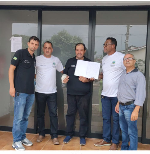 Belchor José Pereira (presidente), Ygor Queiroz Silveira (vice-presidente), Rafael dos Santos Lima (Primeiro Secretário), Alessandro Rylleys Alves Lopes (segundo secretário) e João Silva da Costa (membro): Chapa que supostamente venceu uma eleição feita fora do plenário